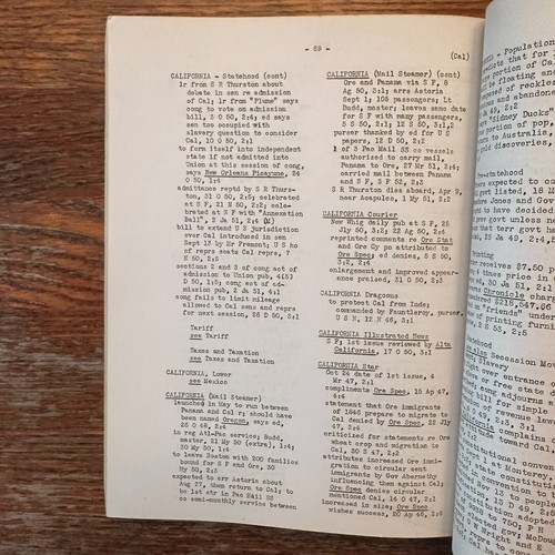 Oregon Spectator Index 1846-18-54 Band 1 Oregon Historical Society 1941 Taschenbuch - Bild 6 von 9