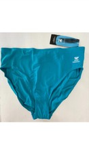 TYR Fitness Solid Hi-Waist High Bottom SwimSuit Seafoam Plus Size 20 34