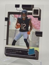 2022 PANINI DONRUSS CLEARLY VELUS JONES JR BASE RATED ROOKIE CARD BEARS 80 nfl