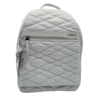 Hedgren HIC11L Large Quilted Nylon Backpack   Pearl Blue Urban Daypack
