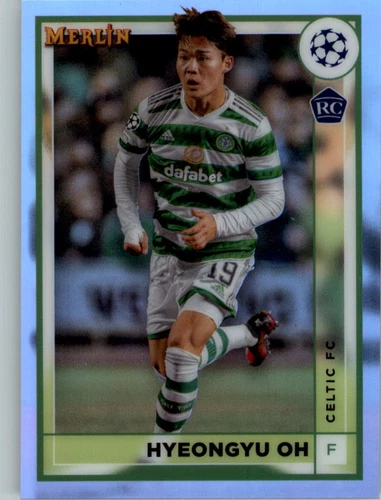 2022-23 Topps Merlin UEFA Refractors #36 Hyeongyu Oh - SCR