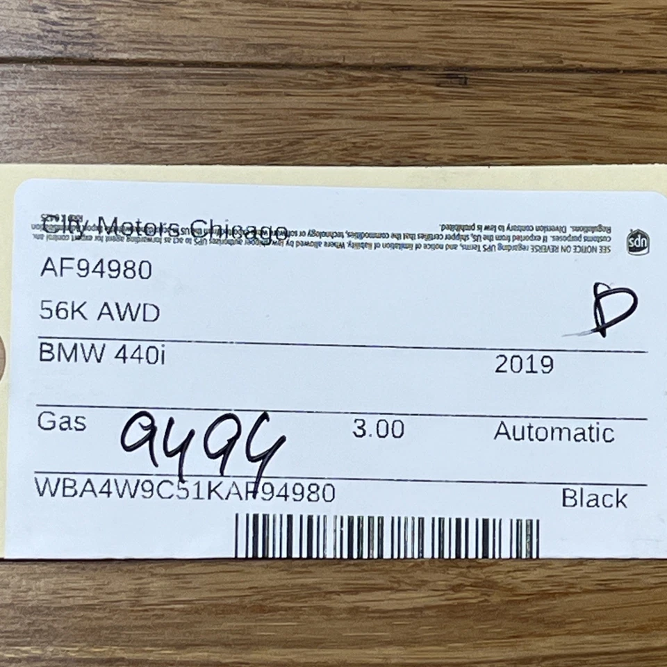 BMW 440i F32 2016-2020 asiento deportivo delantero derecho cubierta de cojín inferior OEM NOTE Foto 2 de 4