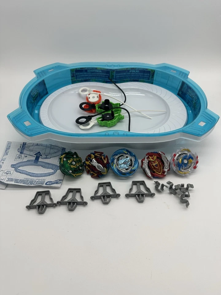 Beyblade Burst Rise Hypersphere + 5 Beyblades e 3 Lançadores /Hasbro com Manual - Imagem 2 de 4