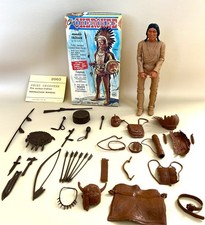 Marx Johnny West Movable Chief Cherokee Rare Durable UK Figure  near mint set