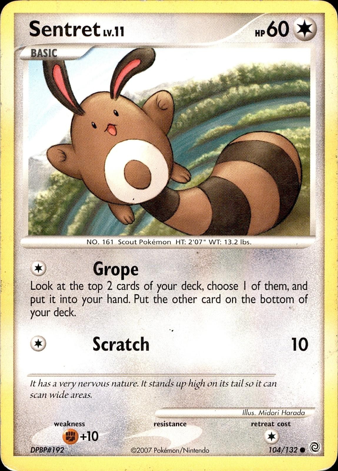 POKEMON SENTRET 104/132 SECRET WONDERS COMMON MP