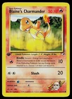 Pokemon Card - Blaine's Charmander Gym Heroes 61/132 1st Edition Common