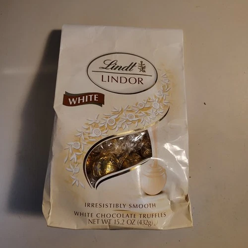 Lindt Lindor White Chocolate Candy Truffles - 15.2 oz Ships IMMEDIATELY PRIORITY