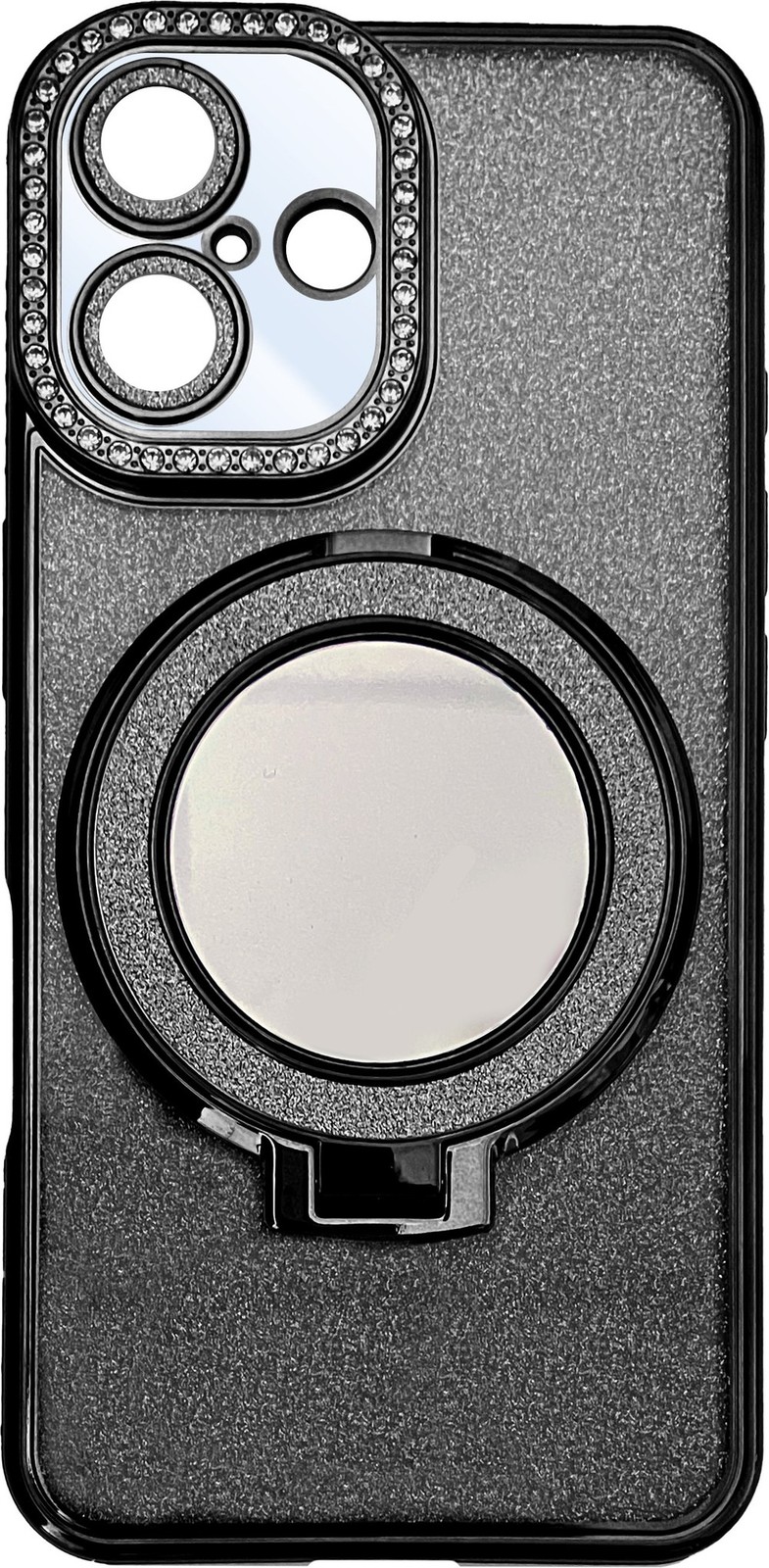 PETER JÄCKEL Задняя крышка Glamour Mirror для Apple iPhone 16 Черная #29932478