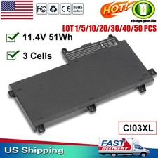 LOT CI03XL Battery For HP ProBook 640 645 G2 650 655 G2 HSTNN-UB6Q 801554-001