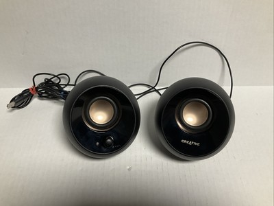 Creative Labs Creative Pebble USB 2.0 Desktop Speakers (BLACK) 51MF1680AA000