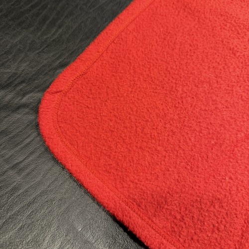RARE 1999 Couverture rouge Baby Gap avec ours en peluche marron polaire brodée 28x38 po - Photo 13/19