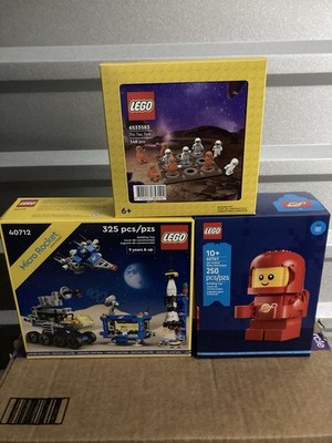LEGO Space Package Lot: 40712 40767  6533583 Micro Space Baby Tic Tac