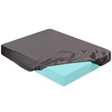 2-3 Inch Mattress Topper Cover Only Cover Memory Foam Protector Microfiber ...