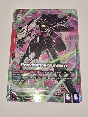 Gundam Card Game Steel Requiem Providence Gundam GD03-033 LR+