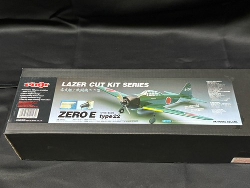 PILOT OK Model Laser Cut Kit Series ZERO E (Zero Fighter Model 22) Made in Japan - Picture 7 of 15
