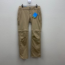 Columbia Saturday Trail II Convertible Zip Off Pant AK8120 Womens sz 4 Short NEW