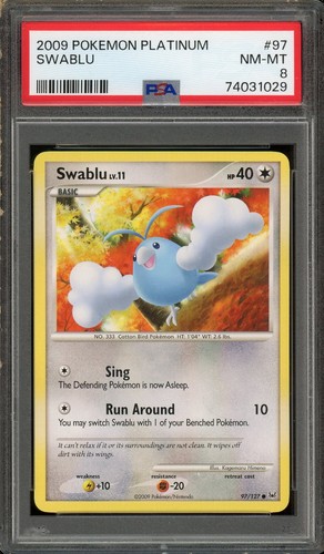 Swablu graded PSA 8 for sale on eBay