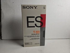 Sony ES T-120 VHS Blank Video tape Media - 246m 6hr New Sealed