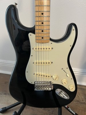 Black Fender Stratocaster Standard Made In Mexico MIM 2017 | eBay