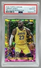 LeBron James 2025 Topps Chrome #127 1st Day Issue Tri-Color Refractor 5/8 PSA 10