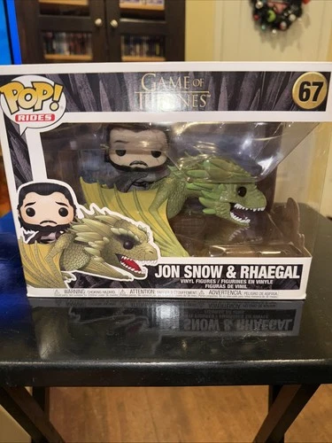 Funko Pop! Vinyl: Game of Thrones:  Jon Snow & Rhaegal #67 Dragon