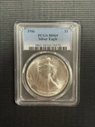 1986 American Silver Eagle $1 PCGS MS69 First Year Release