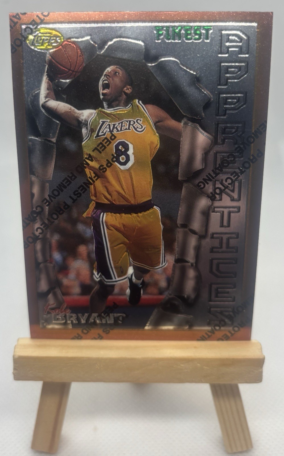 Kobe Bryant 1996 Topps Finest #74 Bronze - Base (with Coating