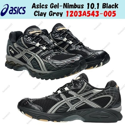 Asics Gel-Nimbus 10.1 Black Clay Grey 1203A543-005 Herren Gr.