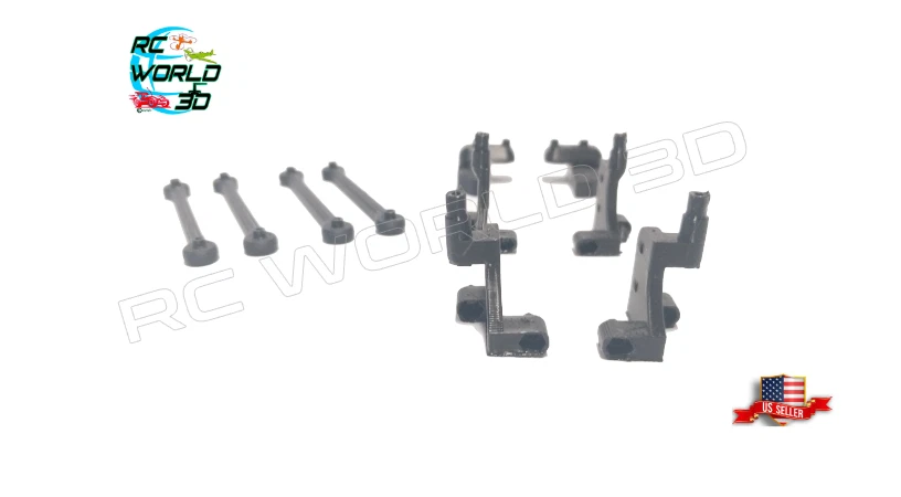 MN82 Four Link Rear Suspension 3D PRINTED UPGRADE  FOR TOYOTA 1/12 SCALE TRUCK - Image 3 of 4