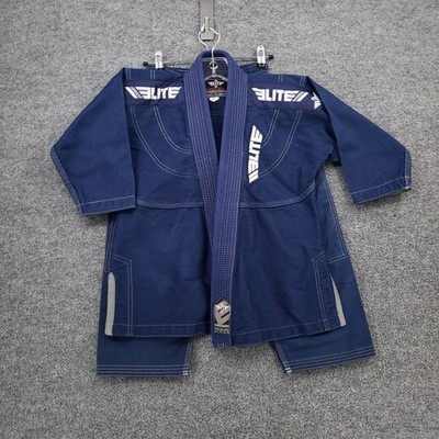 Elite Sport Gi Kimono Uniform Set Blue Brazilian Jiu Jitsu BJJ MMA Grappling