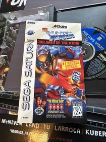 X-Men: Children of the Atom (Sega Saturn, 1996) CIB With Manual & Reg Card