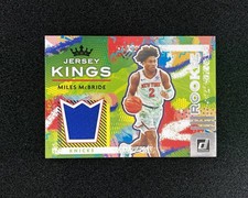 2021-22 Panini Donruss Miles McBride #RJ-MMB Rookie Jersey Kings RC Knicks FR28