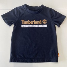 Timberland Logo Black Toddlers 2T T-Shirt Short Sleeve