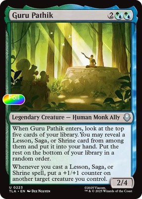 Guru Pathik Foil 223 Avatar: The Last Airbender NM EN