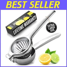 Stainless Steel Lemon Squeezer - Heavy Duty Citrus Juicer