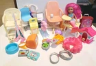 Barbie Mattel Some Vintage Furniture & Mermaid, Accessories Pets  Lot Of 30