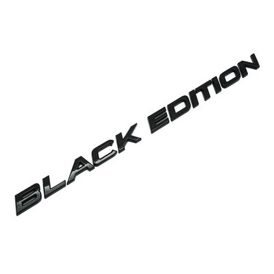 1PC Gloss Black ''Black Edition'' Badge Emblem Nameplate Ornament 08F20-TG7-100