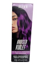 Bleach London BRUISED VIOLET SEMI PERMANENT COLOR Hair Vegan dye NEW
