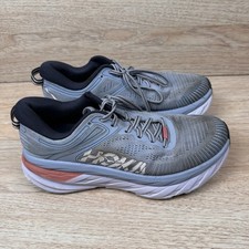 Hoka One One Bondi 7 Women's Running Shoes Size 9 Blue Fog Blue Glass Lace Up