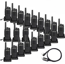 20Pack Retevis RT68 FRS Walkie Talkies 2W Two Way Radio For School/Factory + USB