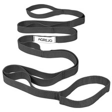 Stretching Strap Yoga Strap Physical Therapy for Home Workout, 10 Loops Non-Elas