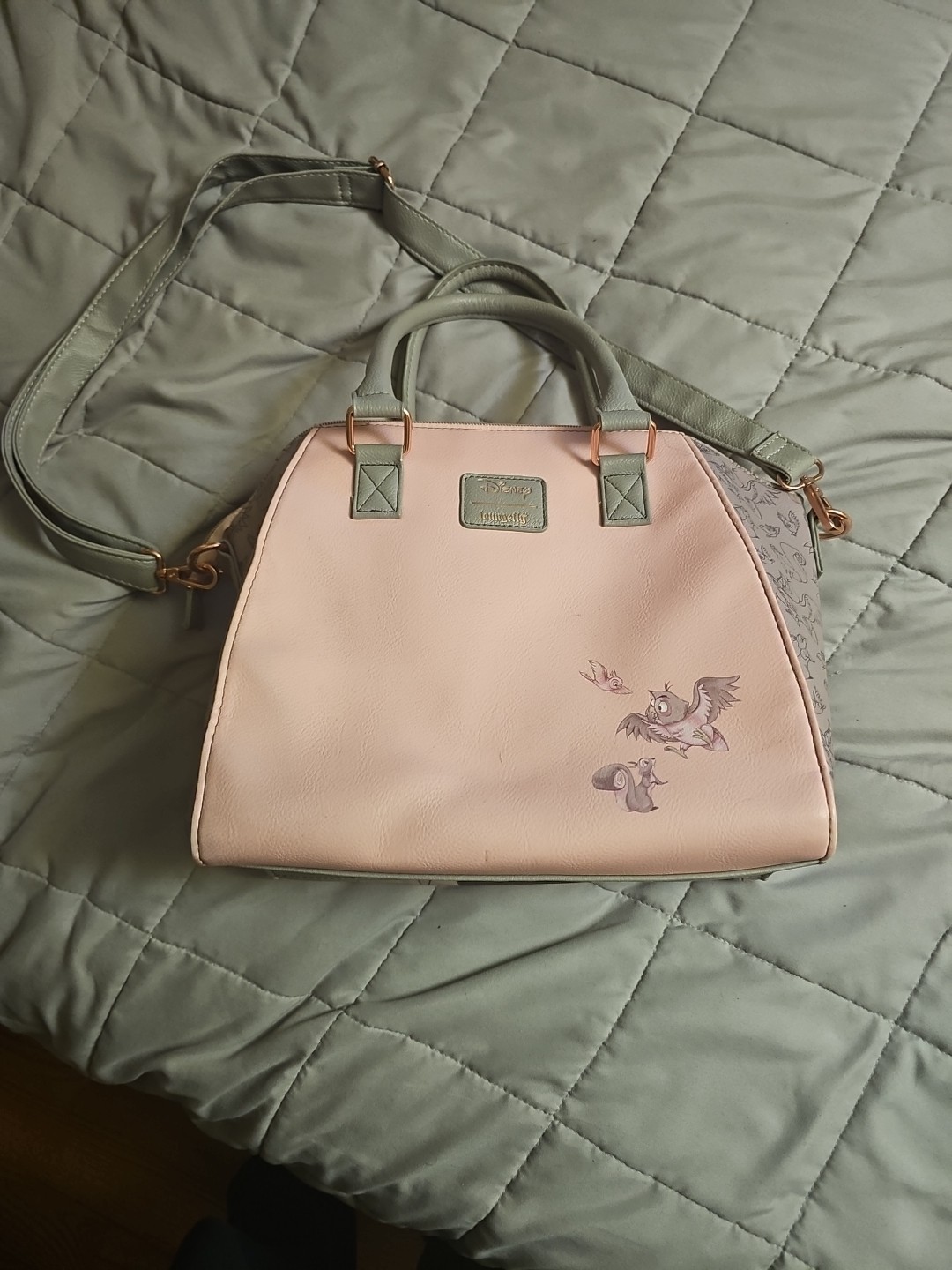 Loungefly Disney Sleeping Beauty Satchel Purse Cr… - image 2