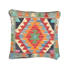 Cuscino NavaRugs kilim 46 x 46 cm afgano tessuto a mano lana federa kilim pillow