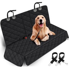 Pet Dog Car Seat Cover for Back Seat Truck Seat Waterproof Protective Cover blk.