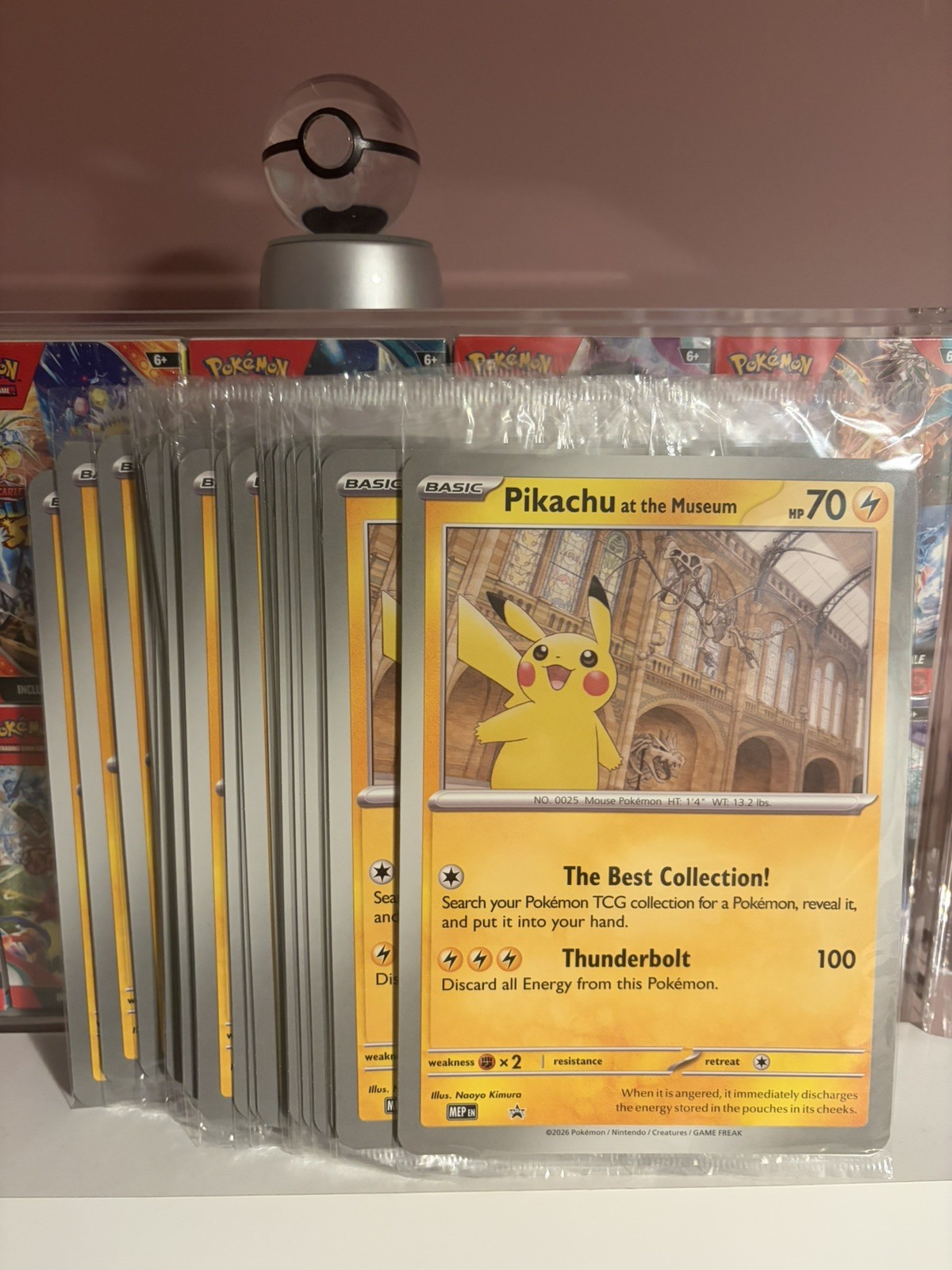 Pokémon x Natural History Museum: Pikachu At The Museum (Sealed) Card x 30