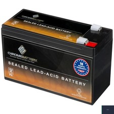 Battery 12V 9AH Sealed Lead Acid Rechargeable SLA Deep Cycle F2 Backup