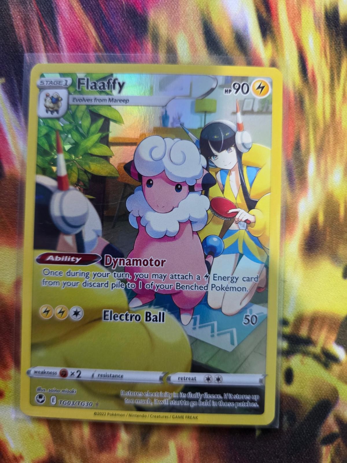 FLAAFFY TG03/TG30 Holo Silver Tempest Trainer Gallery Pokemon NM