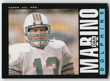 1985 Topps #314 Dan Marino FOOTBALL Miami Dolphins