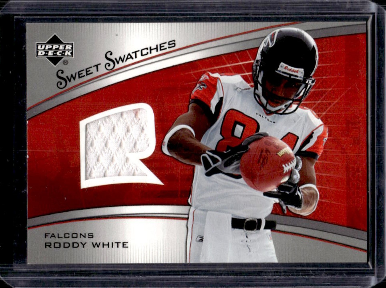 Roddy White Upper Deck Sweet Spot Sweet Swatches Rookie #SRRW Sweet Swatches Rookie
