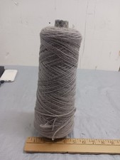 Wool Yarn Gray Spool Cone 1.50LBS